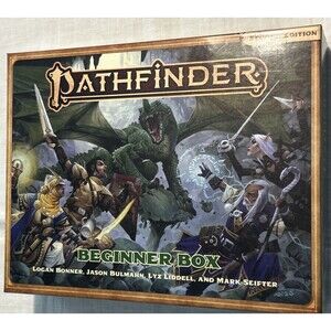 PATHFINDER SECOND EDITION BEGINNER BOX TABLETOP ROLEPLAYING GAME EUC